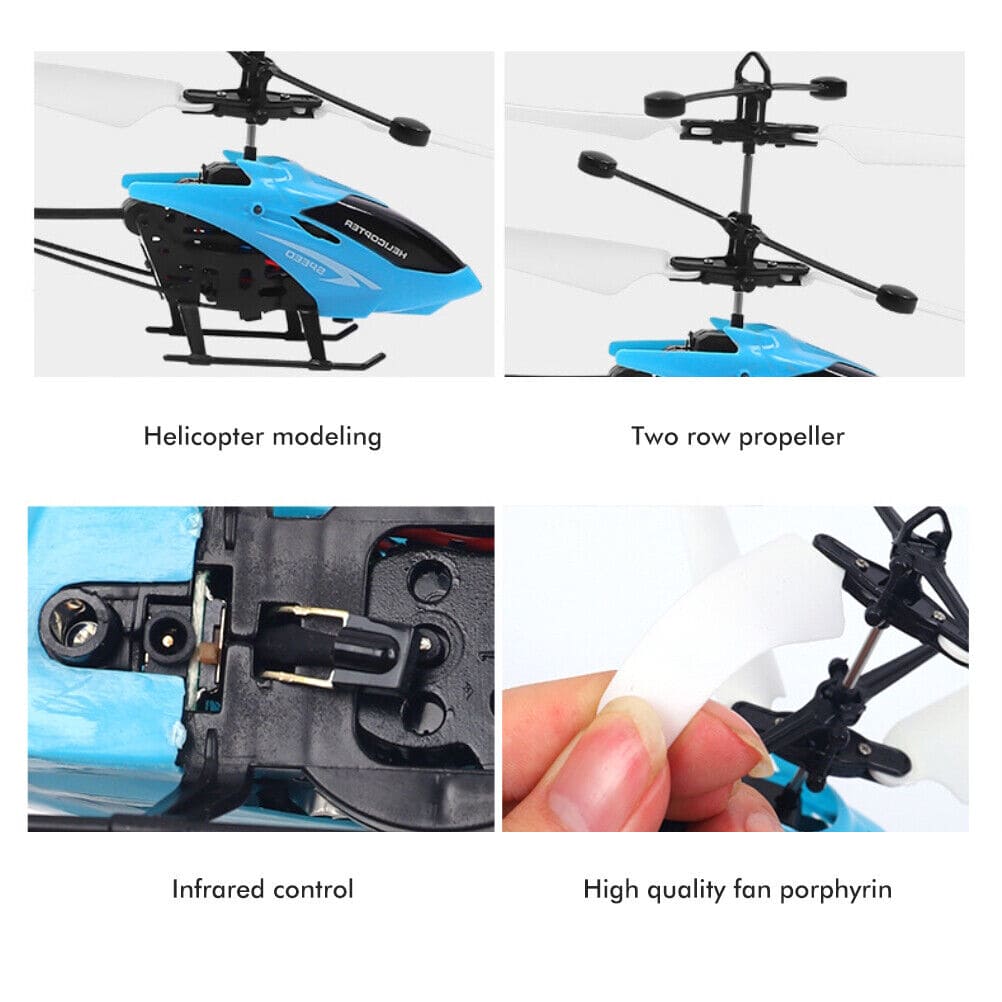 Mini RC Helicopter, 2Ch Electric Rc Flying Toy, Plastic Flashing Light Plane Toy, Mini Drone Flying Helicopter, Rechargeable Hand-Sensing Drone Copter Toy, Realistic Indoor Outdoor RC Helicopter Toy Mini RC Helicopter, 2Ch Electric Rc Flying Toy, Plastic Flashing Light Plane Toy, Mini Drone Flying Helicopter, Rechargeable Hand-Sensing Drone Copter Toy, Realistic Indoor Outdoor RC Helicopter Toy